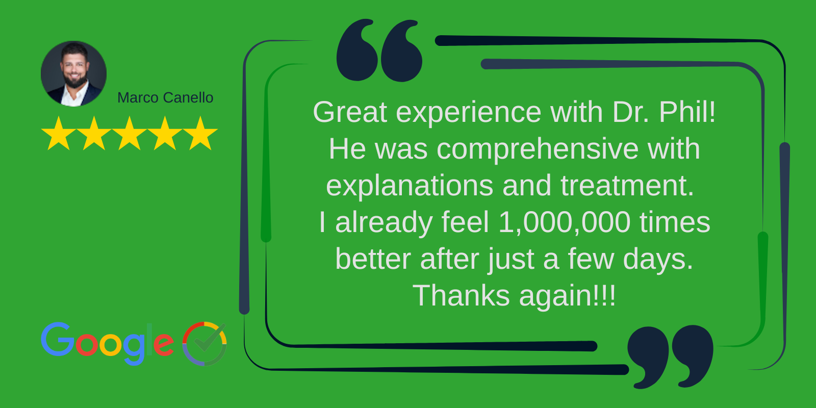 Optimal Health Institute Google Reviews Marco Canello